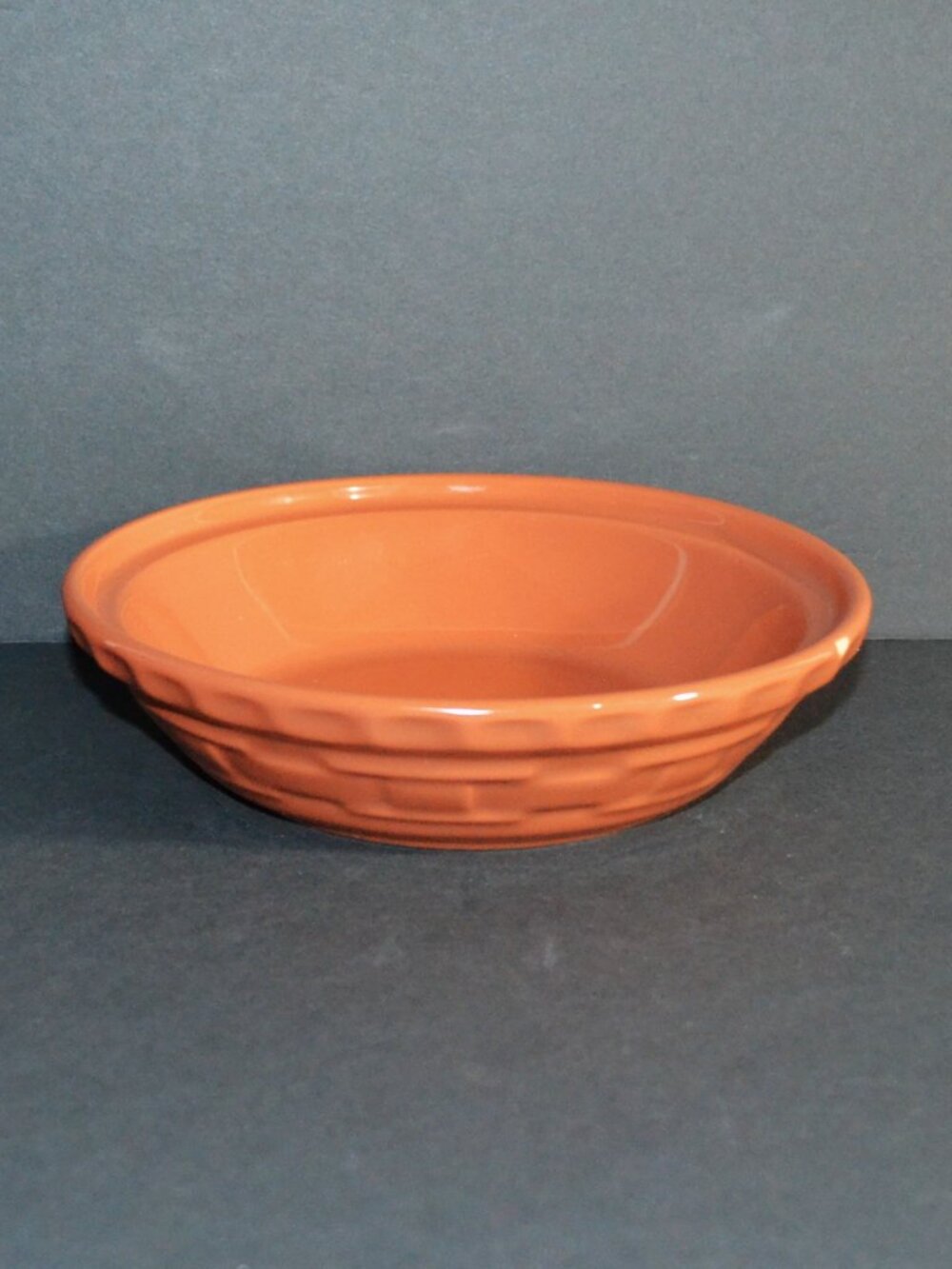 Longaberger Woven Traditions Small Bowl Paprika Glaze Kitchen Serveware